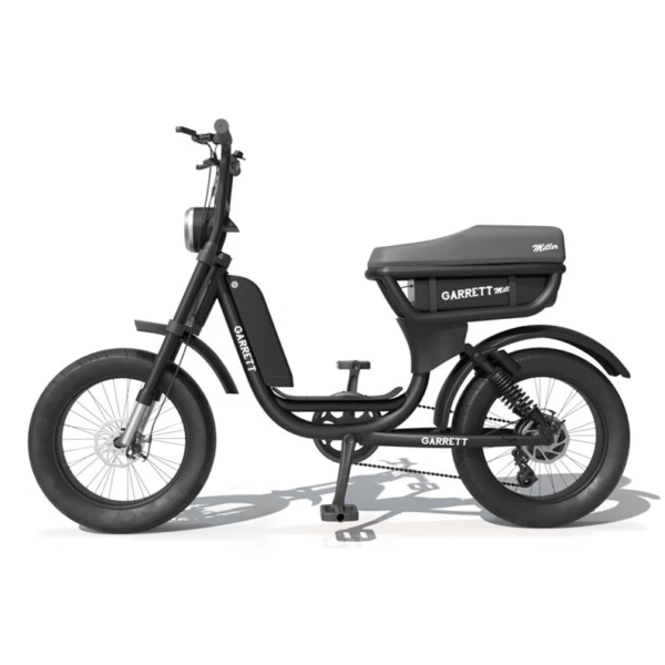 Vélo électrique biplace cargo garrett miller city , batt double, pneus route