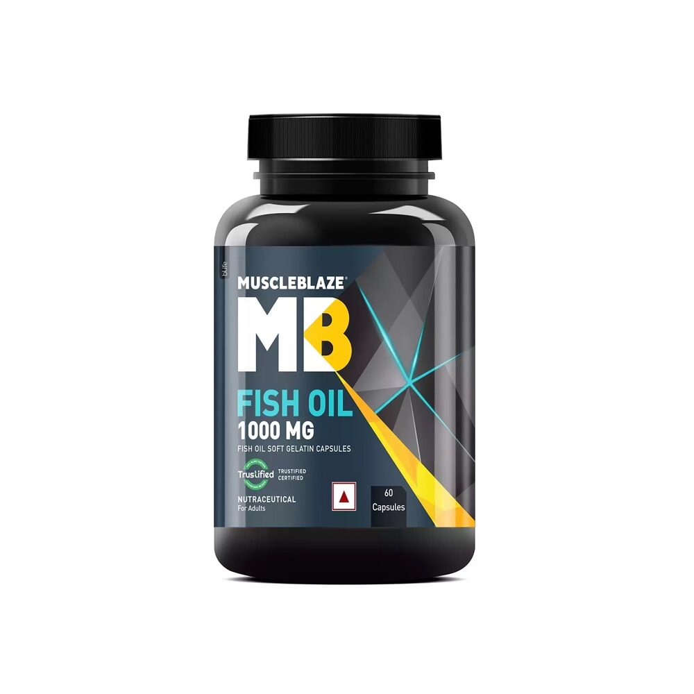 Muscleblaze Fish Oil (1000 Mg) (60 No)