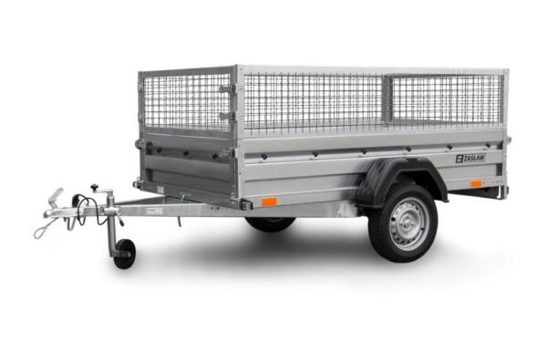 Remorque bagagère pas cher​ ZASLAW 235SU – 2,35 X 1,32 M GRILLAGÉE