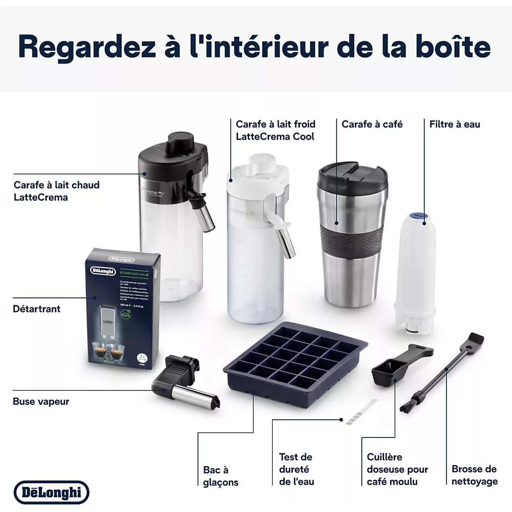 Expresso Broyeur DELONGHI ECAM450.65.G Eletta Explore Grise – Image 4
