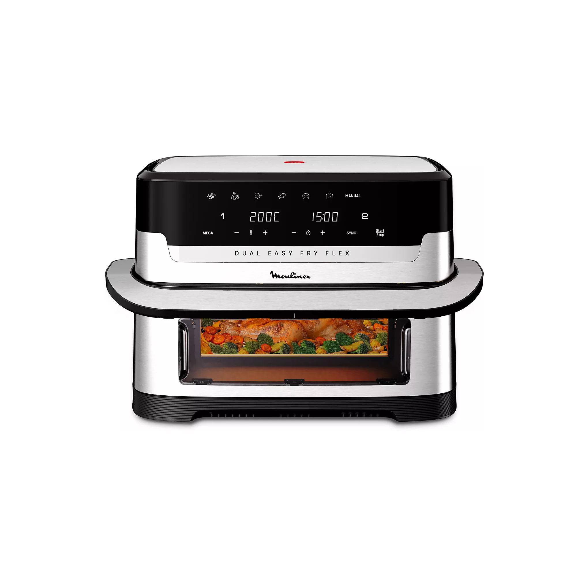 Friteuse sans huile MOULINEX Easy Fry Dual Flex EZ922DF0