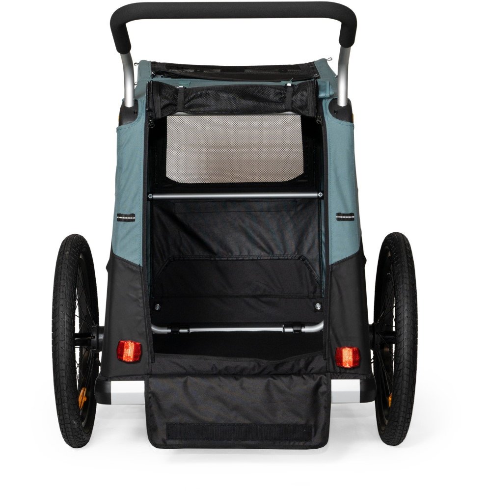 Remorque vélo pour chien Burley Bark Ranger XL - noir/turquoise mat – Image 4