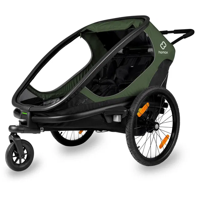 Remorque velo pour enfant Hamax Outback One navy white – Image 6