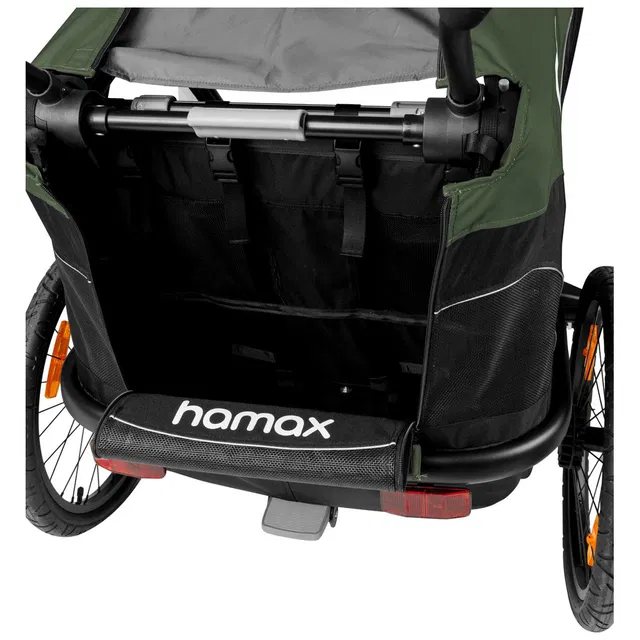 Remorque velo pour enfant Hamax Outback One navy white – Image 5