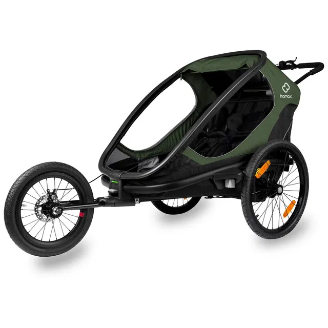 Remorque velo pour enfant Hamax Outback One navy white – Image 3