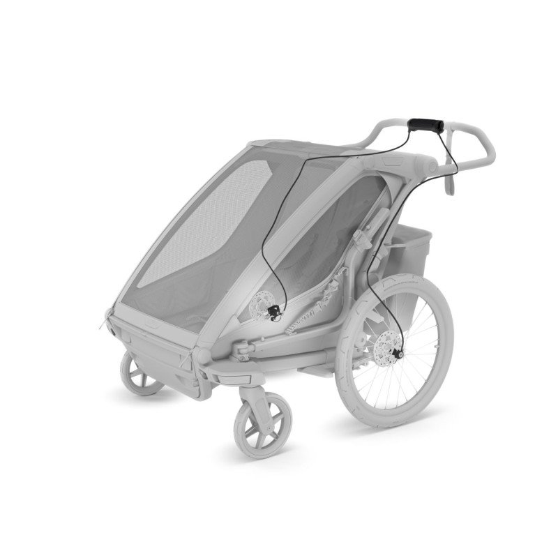 Remorque bébé vélo Thule pour 2 Enfants - Chariot Sport 2 Double - noir – Image 4