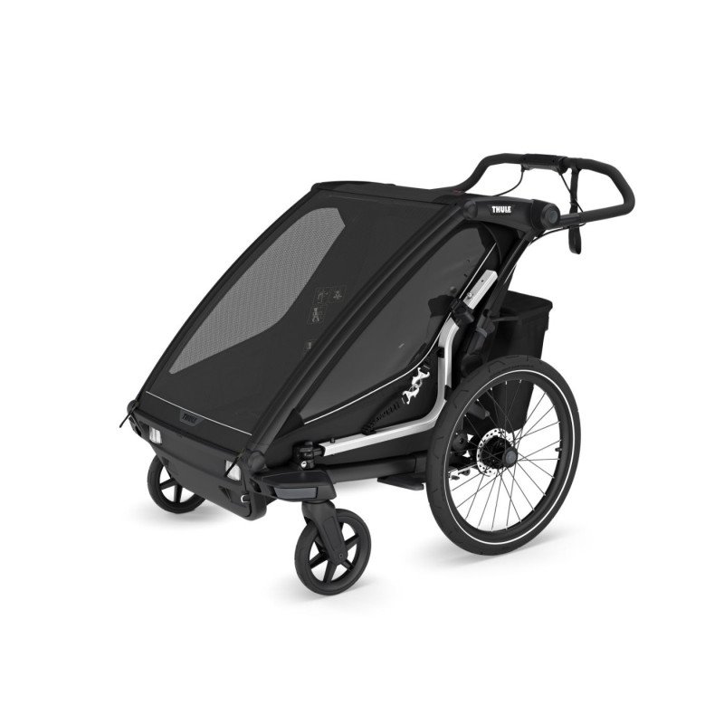Remorque bébé vélo Thule pour 2 Enfants - Chariot Sport 2 Double - noir – Image 18