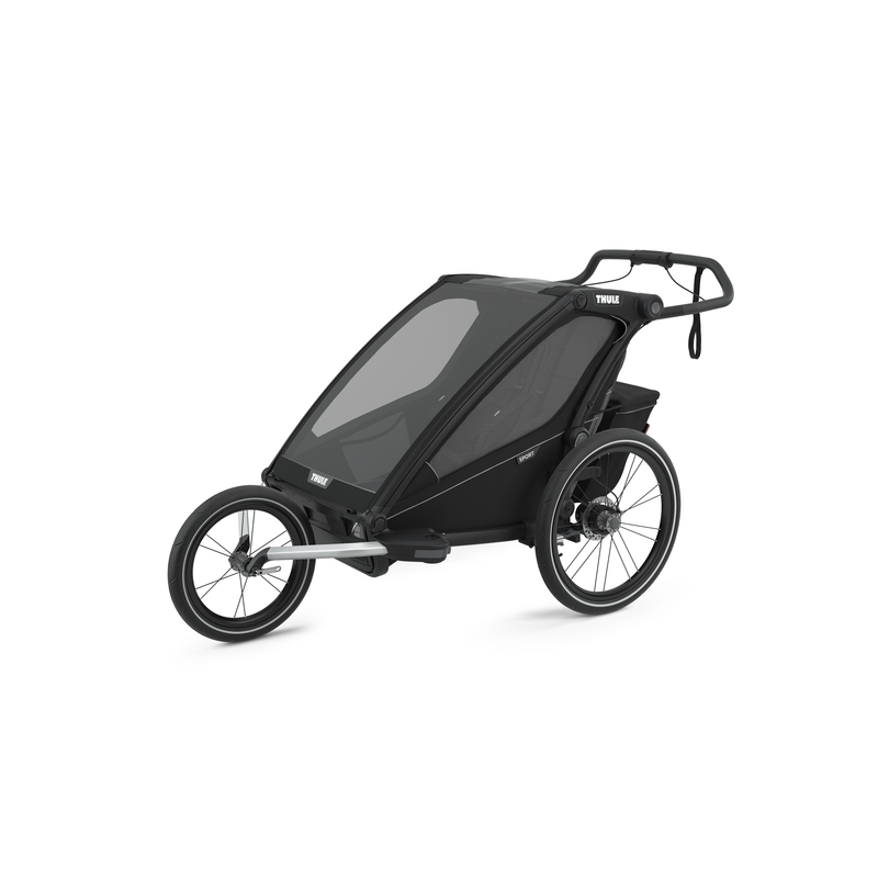 Remorque bébé vélo Thule pour 2 Enfants - Chariot Sport 2 Double - noir – Image 17