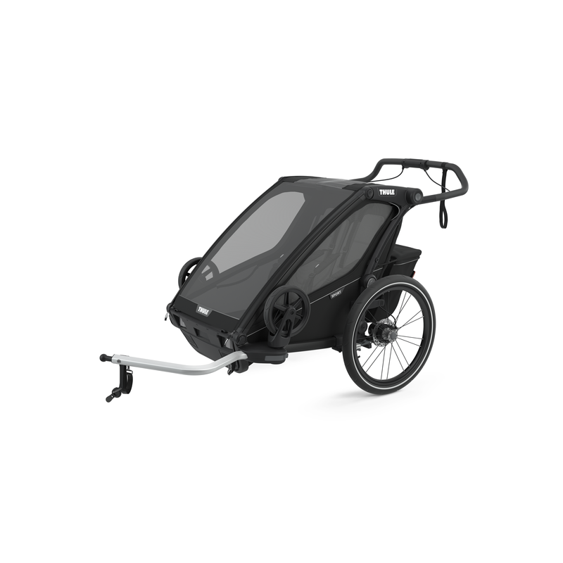 Remorque bébé vélo Thule pour 2 Enfants - Chariot Sport 2 Double - noir – Image 14