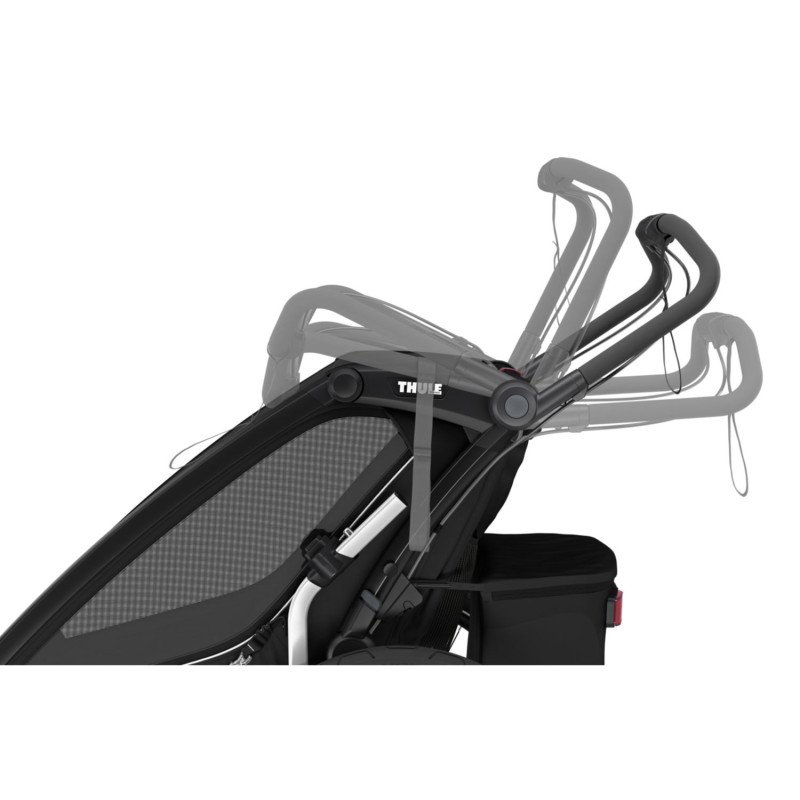 Remorque bébé vélo Thule pour 2 Enfants - Chariot Sport 2 Double - noir – Image 11