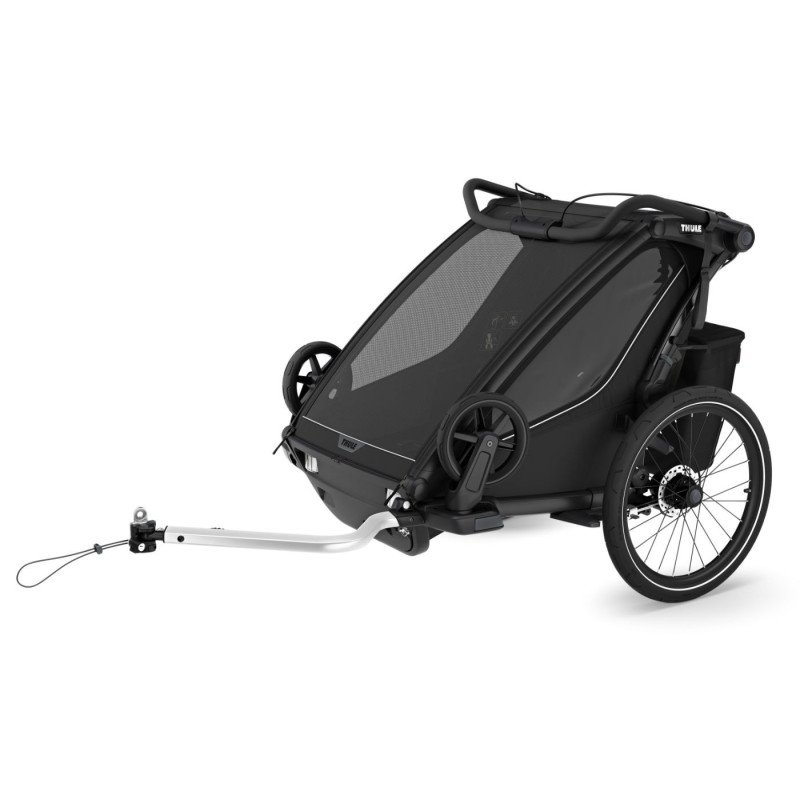 Remorque bébé vélo Thule pour 2 Enfants - Chariot Sport 2 Double - noir – Image 20