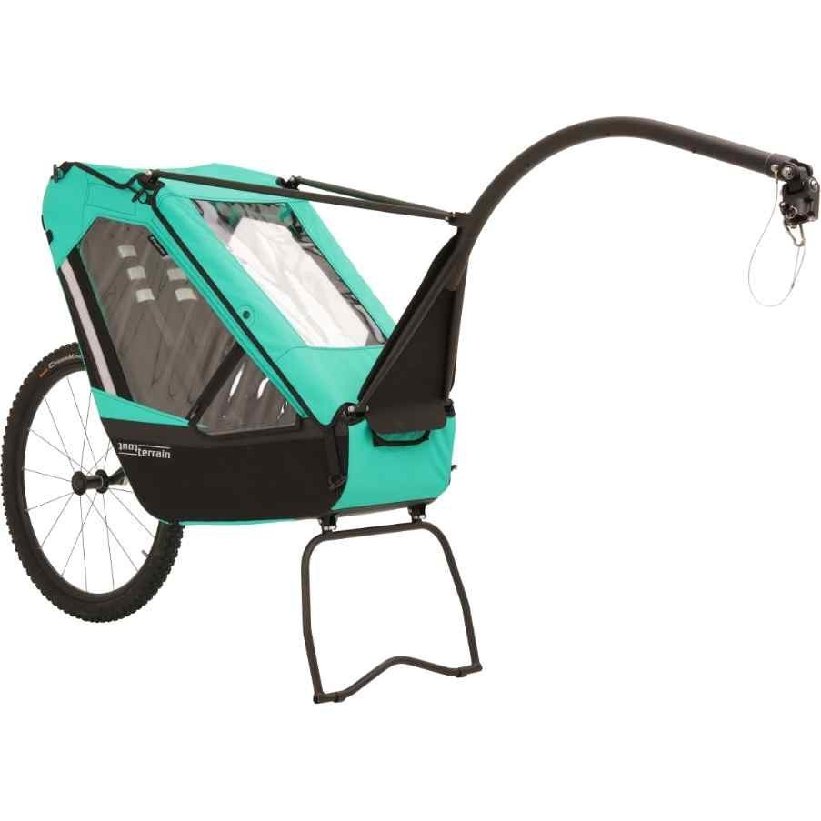 Remorque vélo charge 200 kg - Singletrailer II Sport - caribbean green – Image 3